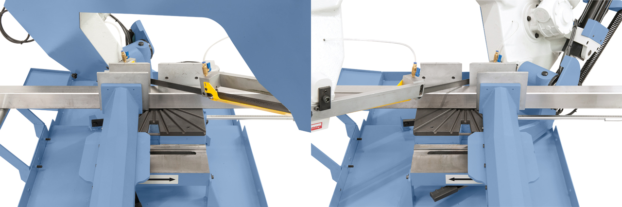 Halbautomatische Doppelgehrungsbandsäge MBS 530 DGA-V