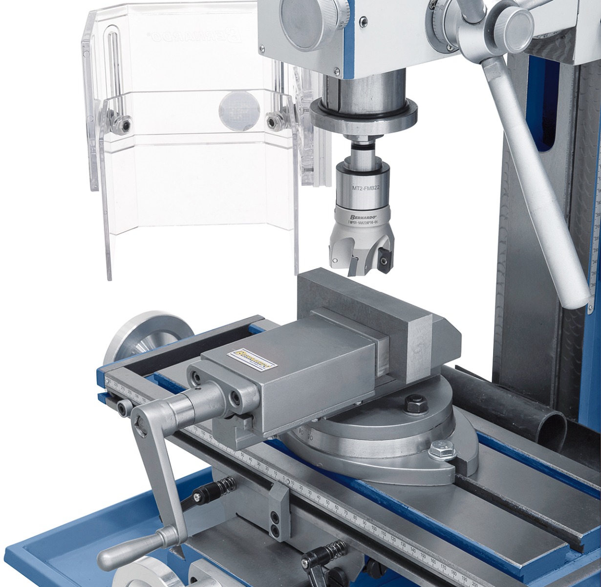 Bohr- und Fräsmaschine KF 26 L Top inkl. 3-Achs Digitalanzeige DT 40
