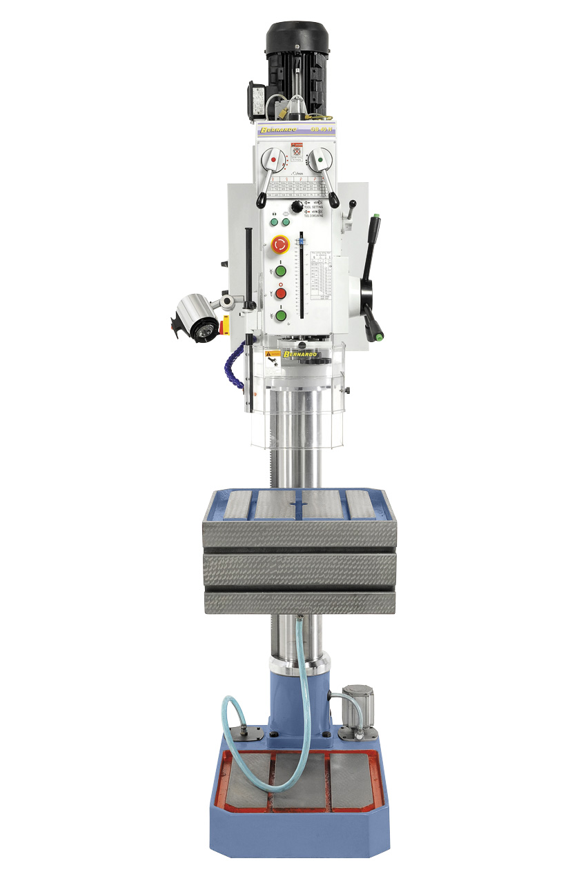 Getriebe-Säulenbohrmaschine GB 40 N mit Winkeltisch *