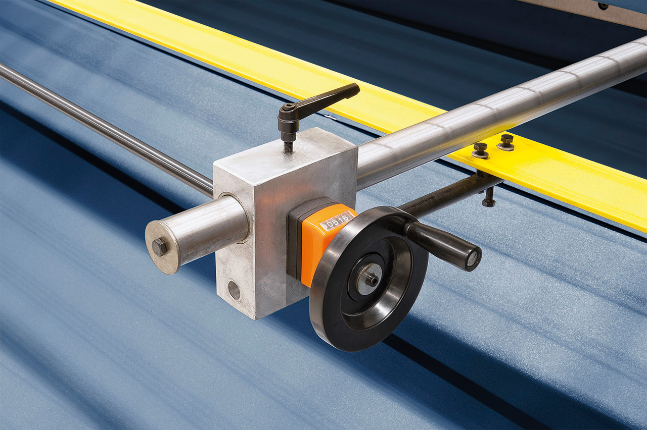 Motorische Tafelschere MTM 1250 x 3 mm mit man. Hinteranschlag