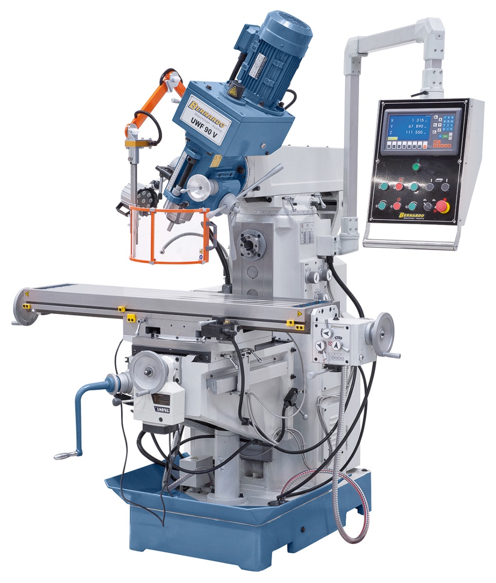 Universalfräsmaschine UWF 90 V inkl. 3-Achs-Digitalanzeige ES-12 H *