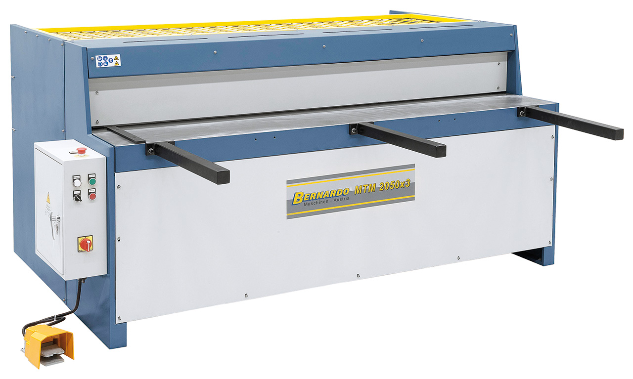 Motorische Tafelschere MTM 2050 x 3 mm mit man. Hinteranschlag