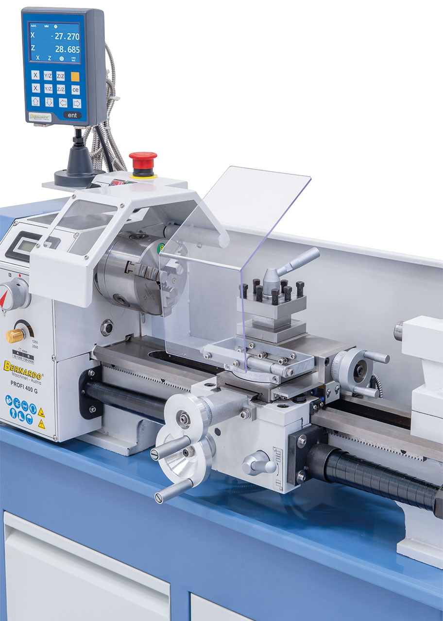 Tischdrehmaschine Profi 400 G / 230 V inkl. 2-Achs Digitalanzeige DT 40
