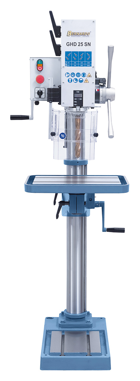 Getriebe-Säulenbohrmaschine GHD 25 SN mit digitaler Tiefenanzeige