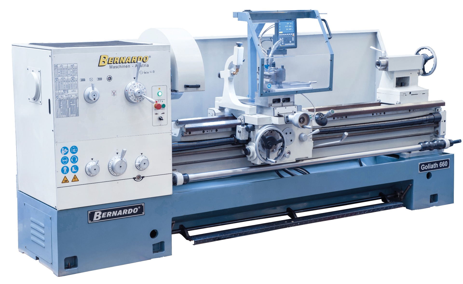 Produktionsdrehmaschine Goliath 660 x 1000 inkl. 3-Achs-Digitalanzeige *
