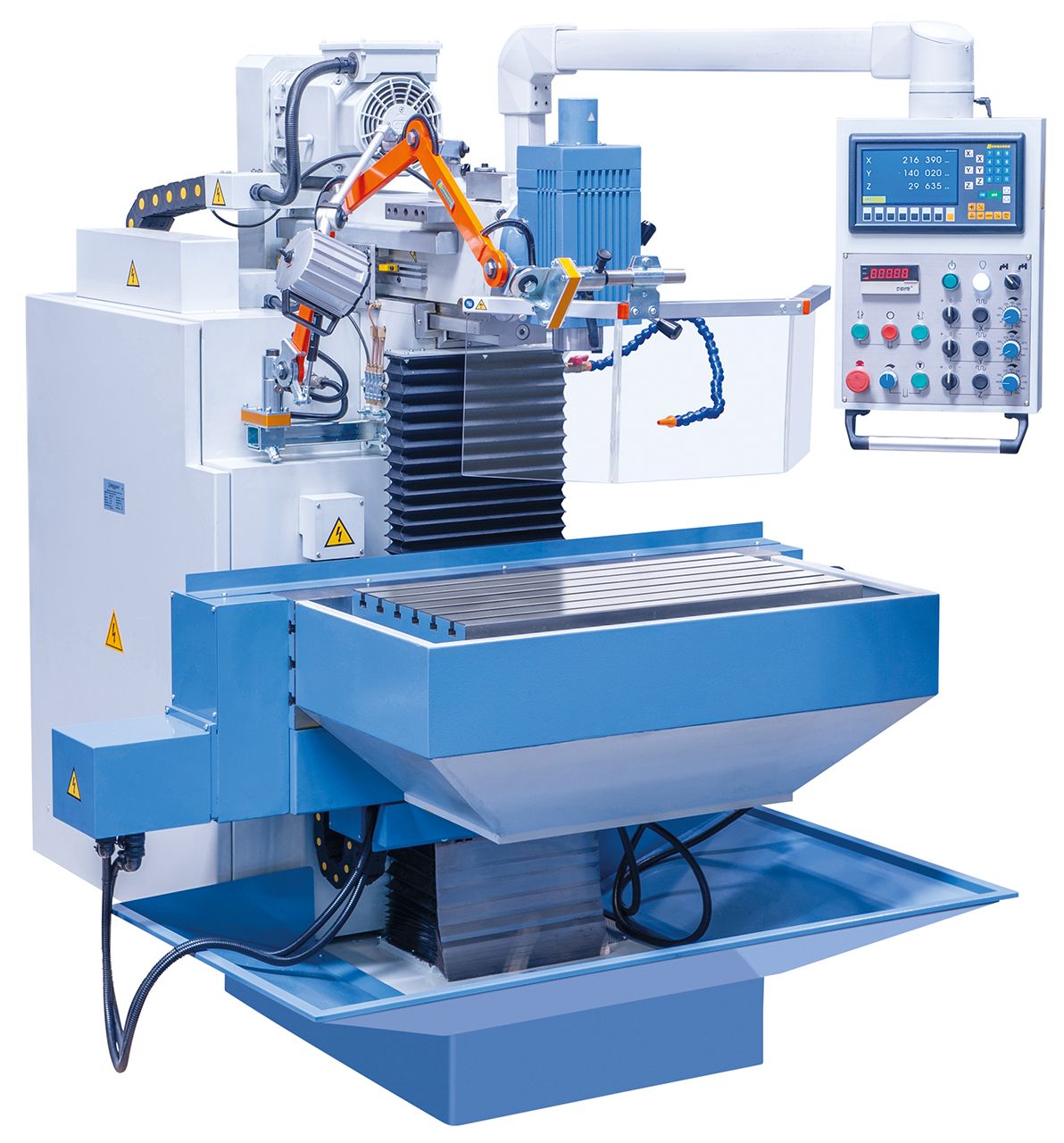 Universal-Werkzeugfräsmaschine WFM 800 Servo inkl. 3-Achs-Digitalanzeige ES-12 H **