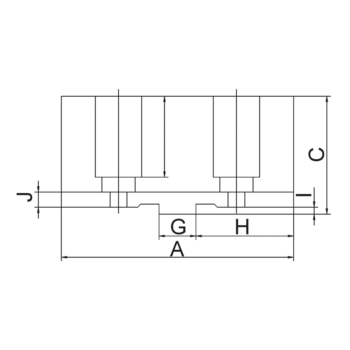 Weiche Aufsatzbacken DSTJ-DK11-315