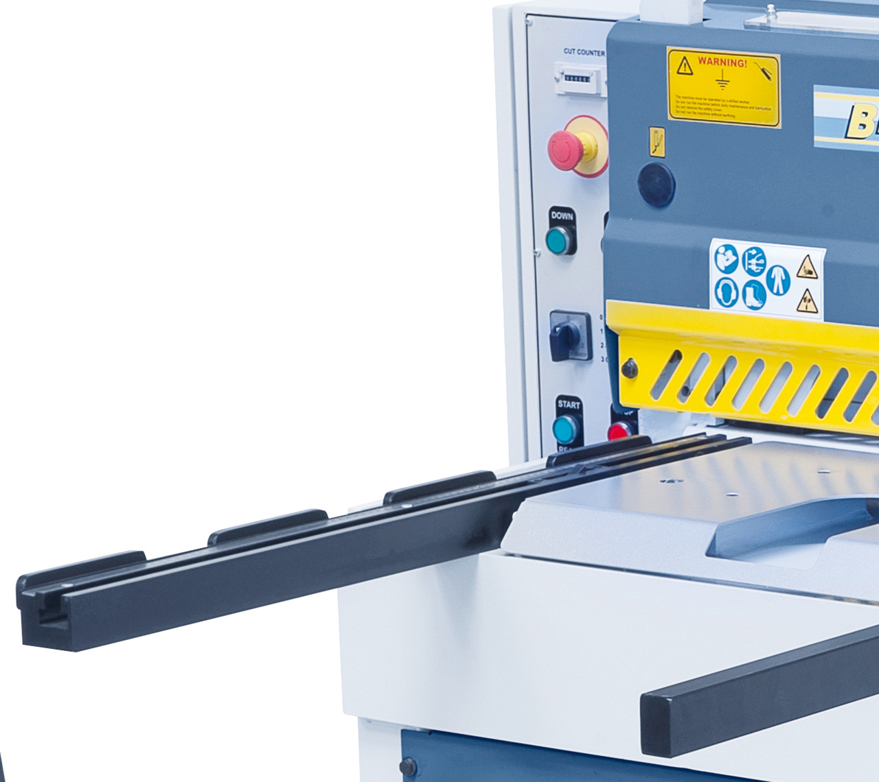 Motorische Tafelschere MTA 1560 x 3 mm mit man. Hinteranschlag *
