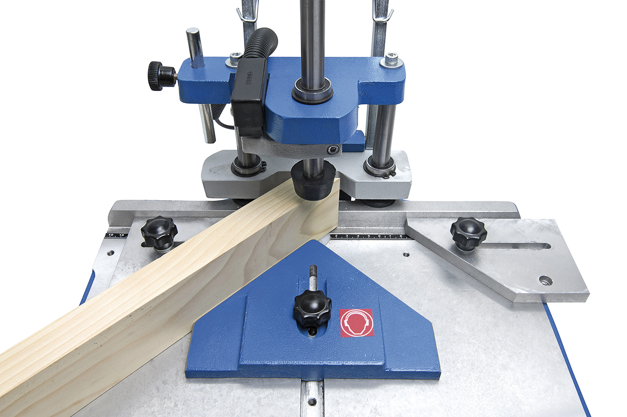 Pneumatische Doppel-Keilnutfräsmaschine KNF 2 P
