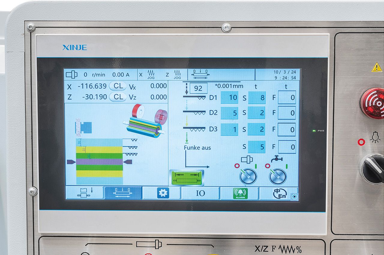 Universal-Schleifmaschine URS 32100 PLC **