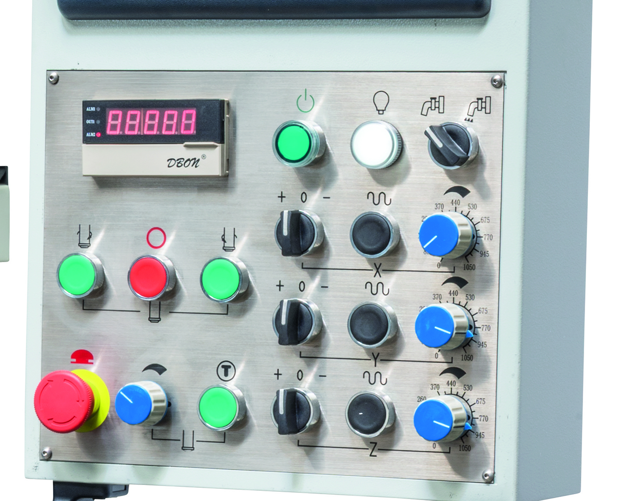 Universal-Werkzeugfräsmaschine WFM 850 Servo inkl. 3-Achs-Digitalanzeige ES-12 H **