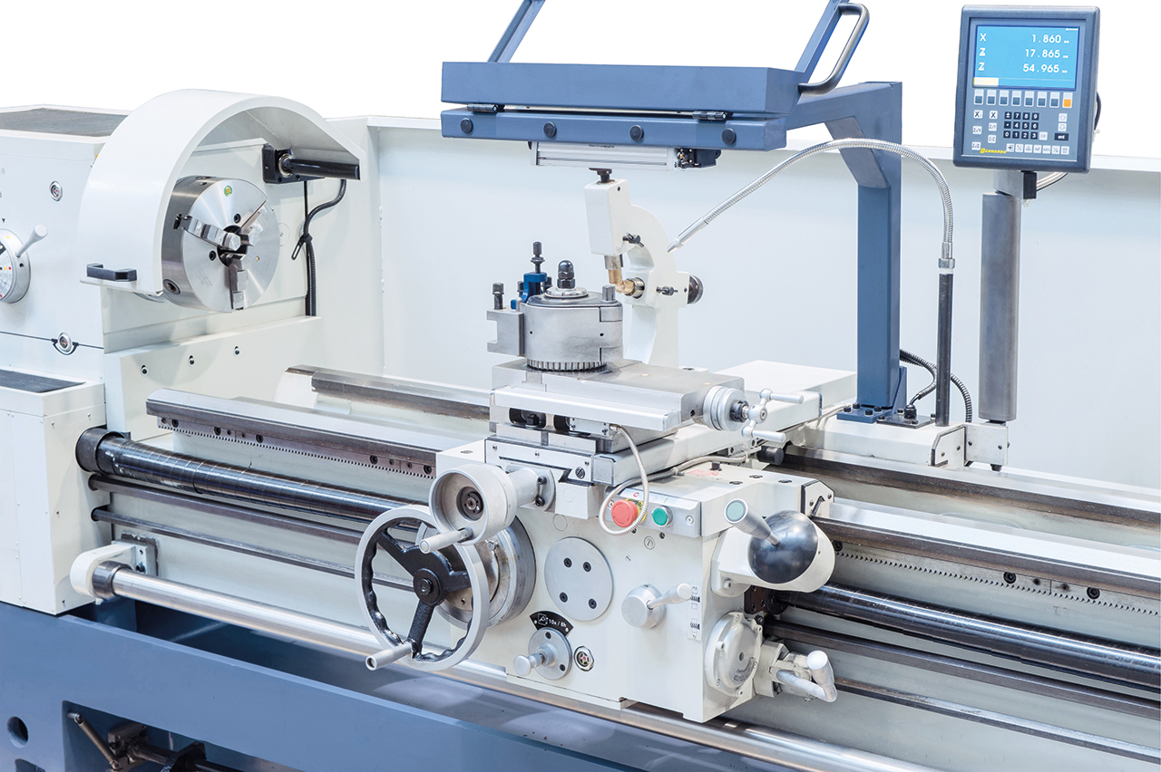 Produktionsdrehmaschine Goliath 500 x 2000 inkl. 3-Achs-Digitalanzeige *