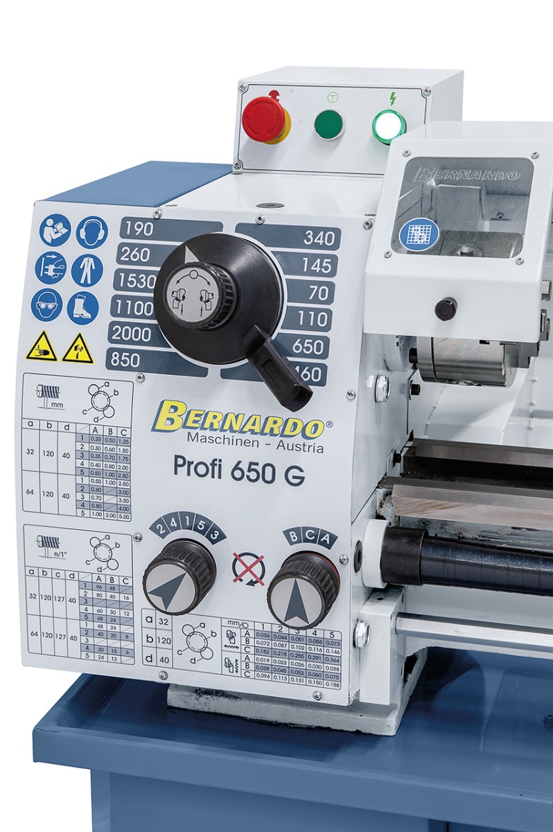 Leit- und Zugspindeldrehmaschine Profi 650 G / 230 V