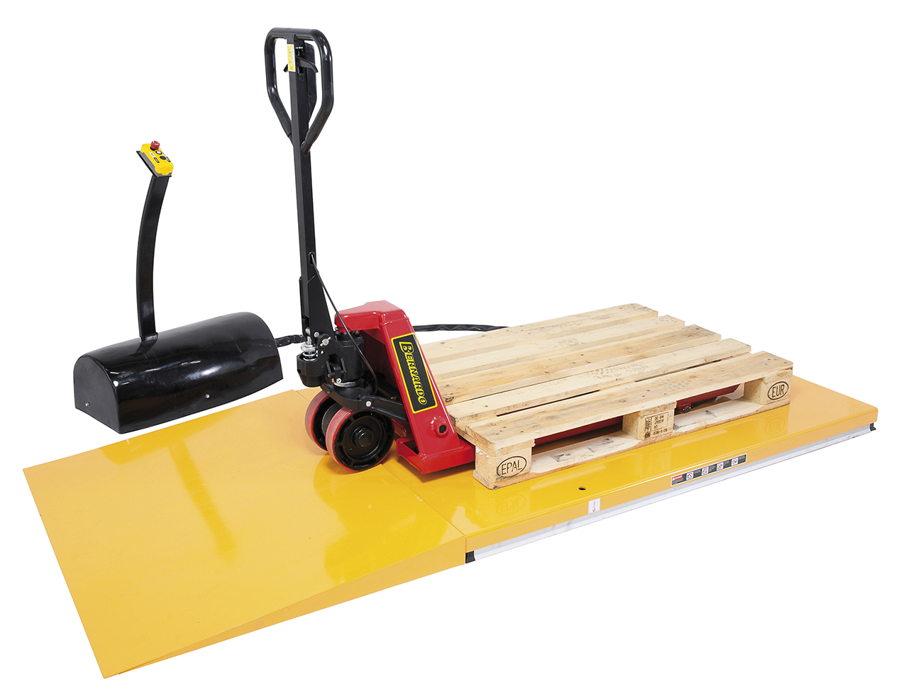 Flach-Scherenhubtisch mit geschlossener Plattform FSHT 1502 G *