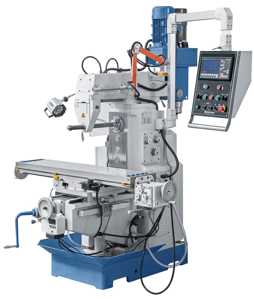Universalfräsmaschine UWF 90 - 1270 inkl. 3-Achs-DRO ES-12 H und pneumat.WK-Klemmung *