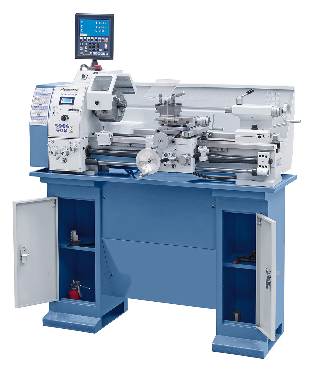 Vario-Drehmaschine Profi 700 PRO / 400 V inkl. 2-Achs-Digitalanzeige ES-12 V
