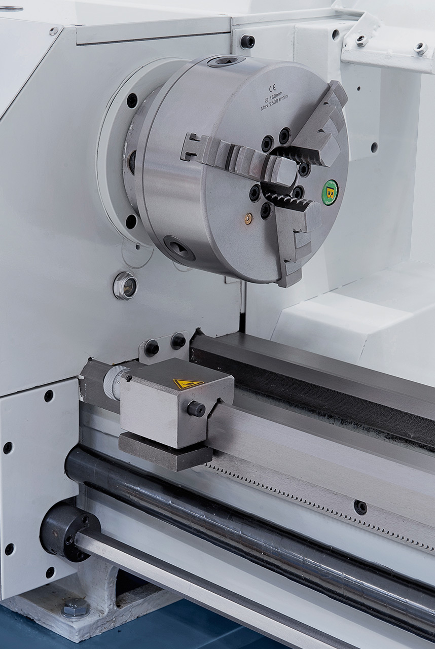 Leit- und Zugspindeldrehmaschine Profi 880 G Vario / 400 V inkl. 2-Achs-Digitalanzeige ES-12 V