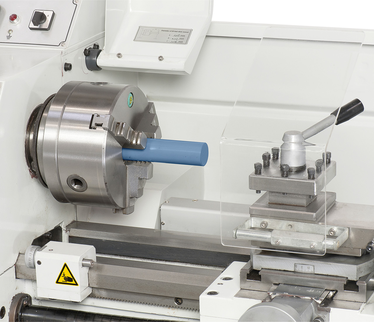 Leit- und Zugspindeldrehmaschine Profi 700 BQV / 230 V inkl. 2-Achs-Digitalanzeige ES-12 V
