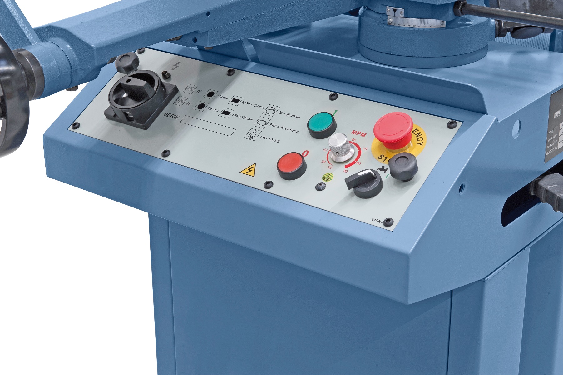 Horizontalbandsäge HBS 210 Vario PRO / 400 V