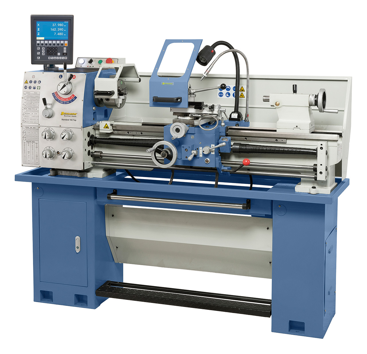 Leit- und Zugspindeldrehmaschine Standard 165 Top inkl. 3-Achs-Digitalanzeige ES-12 V *