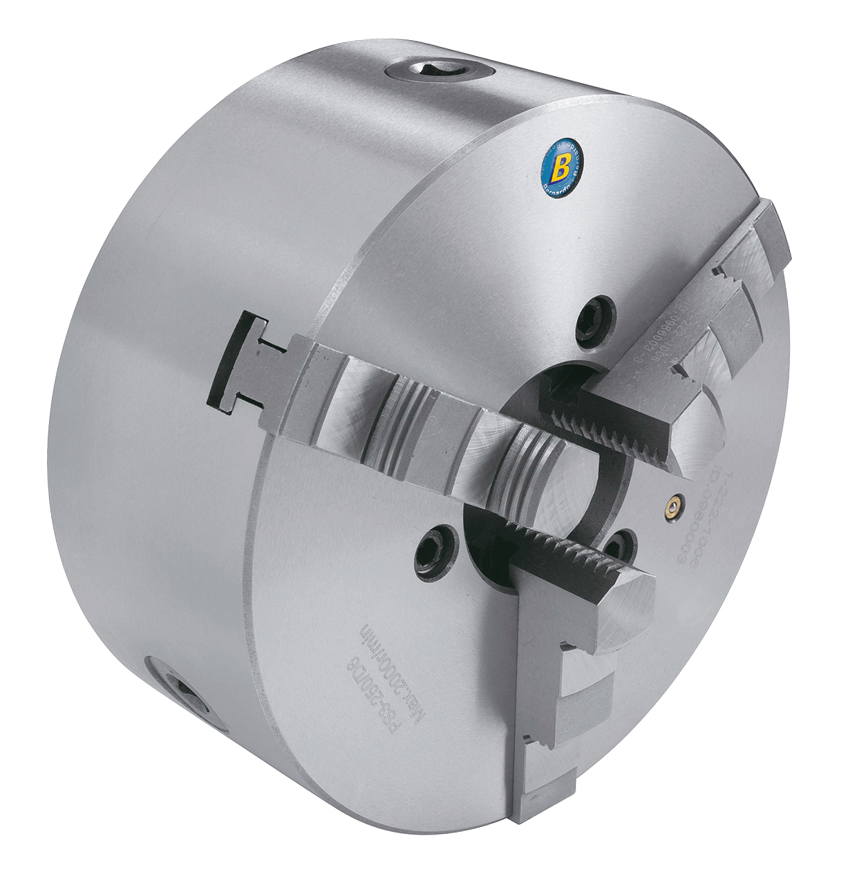 Bernardo Standard-3-Backenfutter PS3-D, DIN 55029, PS3-160/D4, Gussausführung