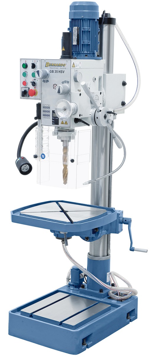 Getriebe-Säulenbohrmaschine GB 35 HSV mit Kühlmitteleinrichtung