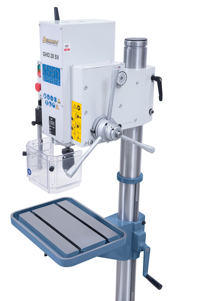 Getriebe-Säulenbohrmaschine GHD 28 SV mit digitaler Tiefenanzeige