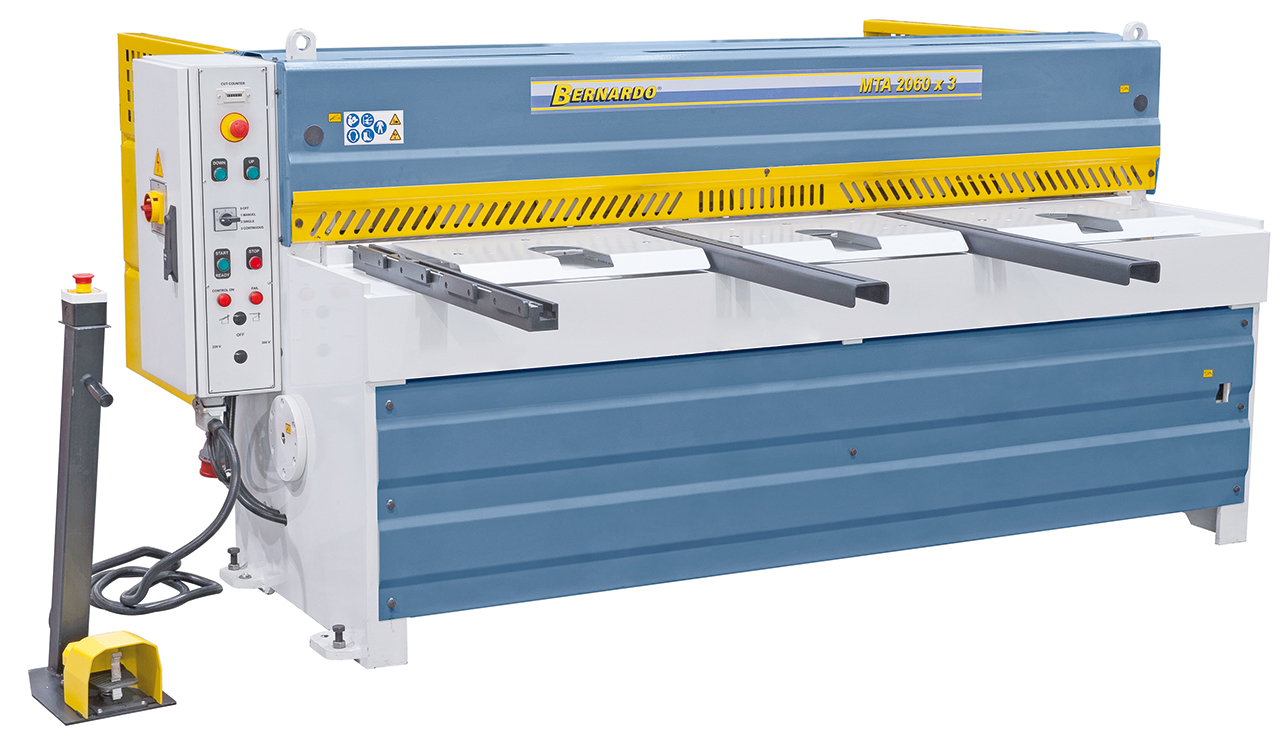 Motorische Tafelschere MTA 2060 x 3 mm mit man. Hinteranschlag *