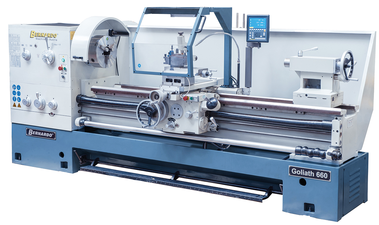 Produktionsdrehmaschine Goliath 660 x 1000 inkl. 3-Achs-Digitalanzeige *