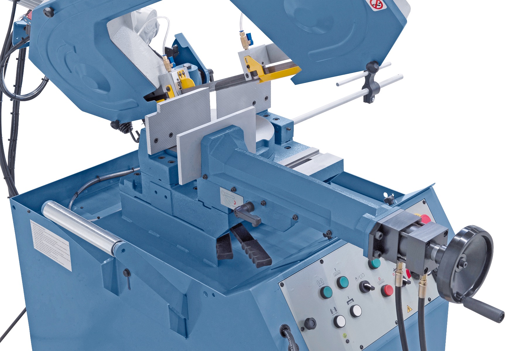 Halbautomatische Doppelgehrungsbandsäge MBS 300 DGA / 400 V