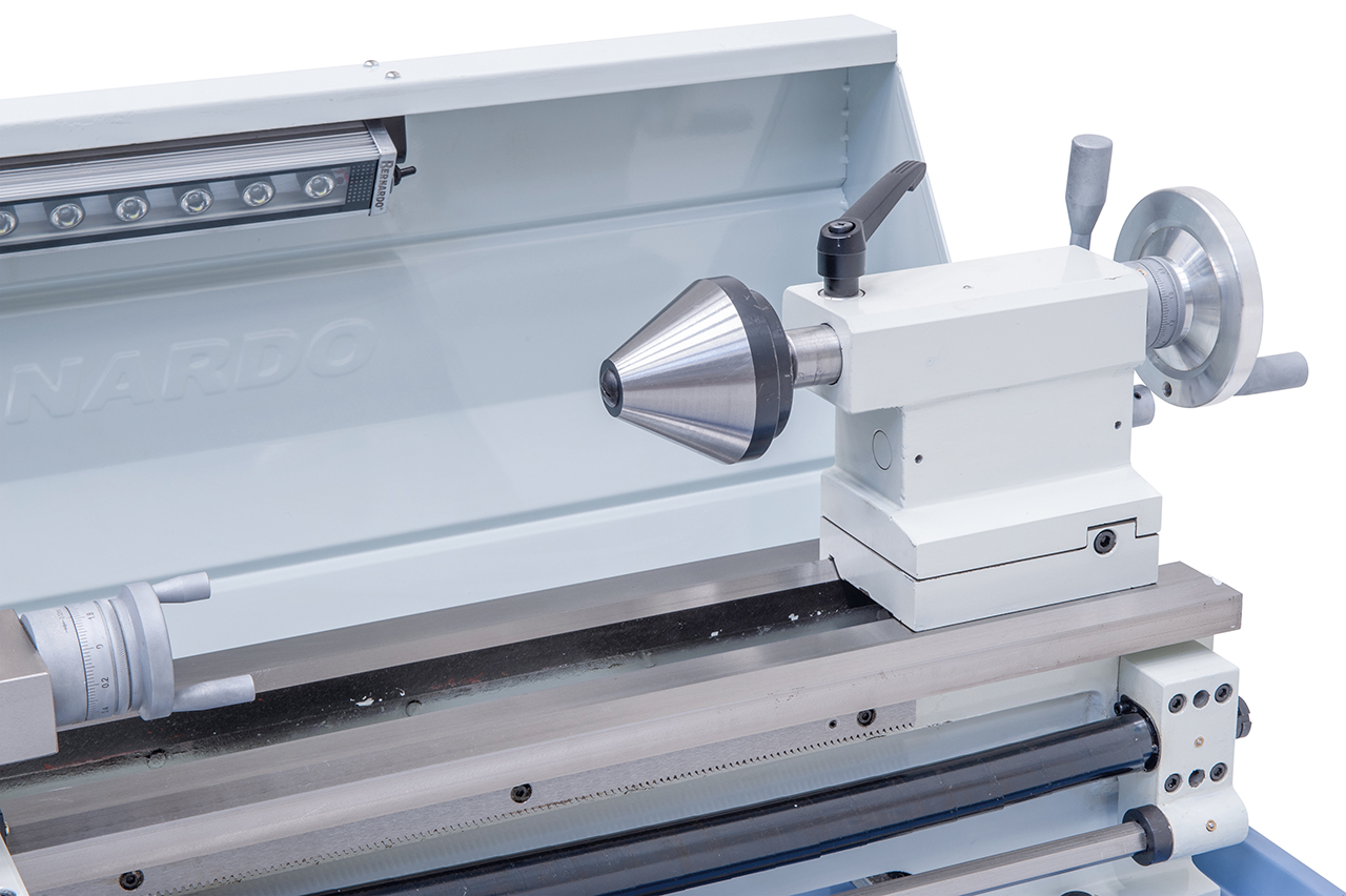 Leit- und Zugspindeldrehmaschine Profi 750 Vario / 400 V inkl. 2-Achs Digitalanzeige ES-12 V