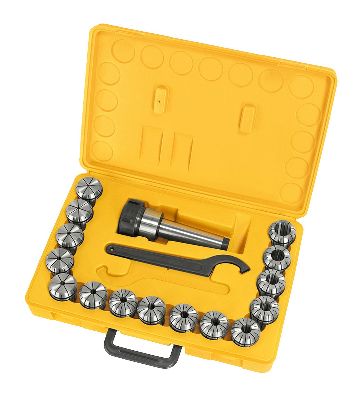 Fräser-Spannzangenfutter-Set ER 40, MK 4, 3 - 25 mm, 16-tlg.