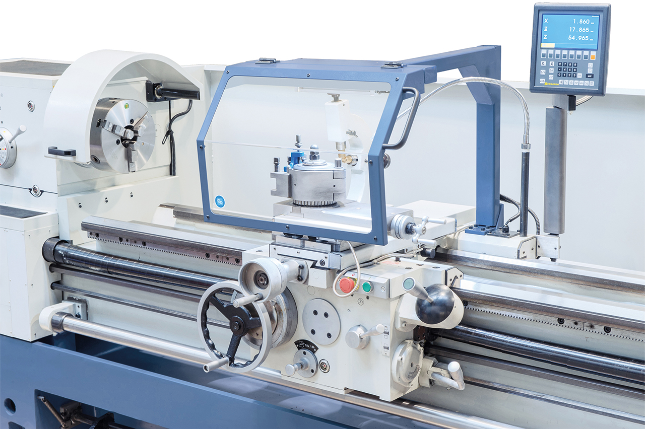 Produktionsdrehmaschine Goliath 500 x 2000 inkl. 3-Achs-Digitalanzeige *