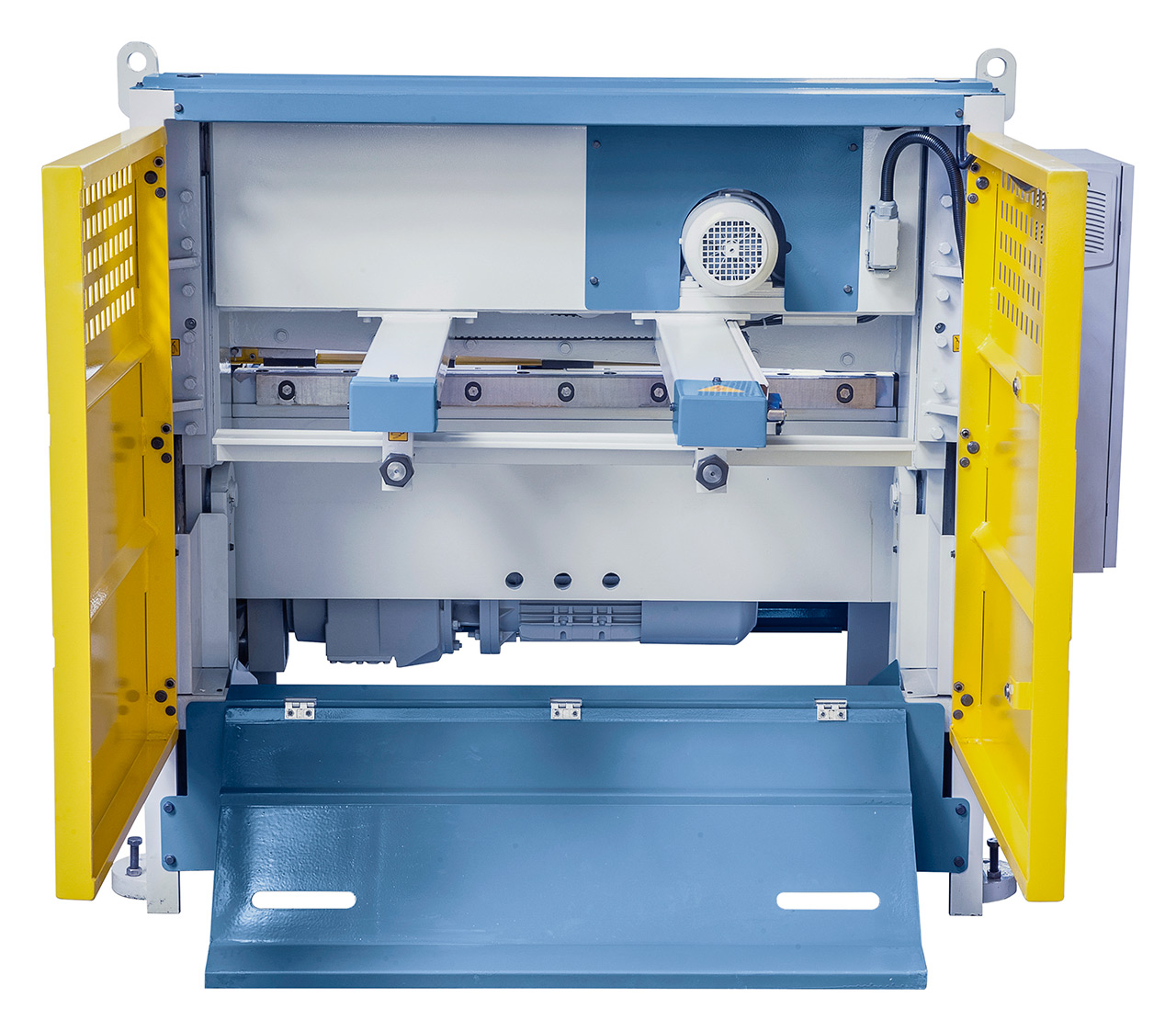 Motorische Tafelschere mit Blechauswurf nach vorne (max. 400 mm) und hinten MTE 1360 x 6 mm NCC *