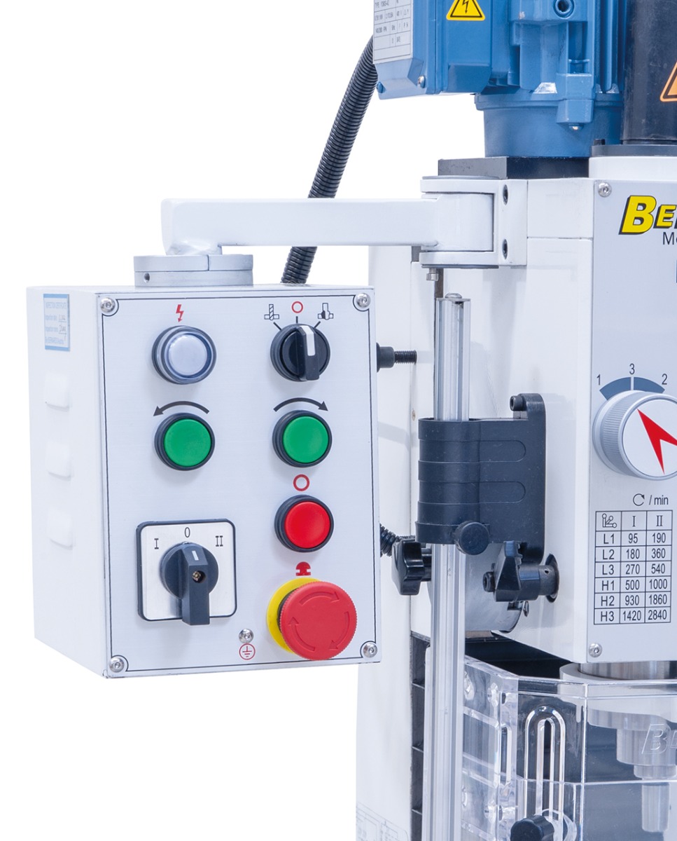 Bohr- und Fräsmaschine BF 30 G inkl. 3-Achs Digitalanzeige DT 40