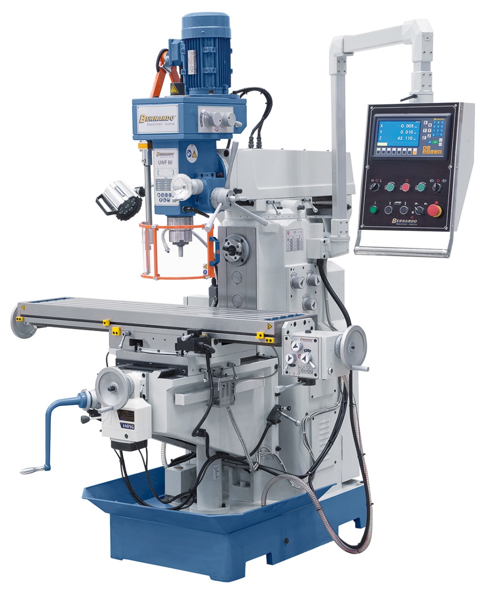 Universalfräsmaschine UWF 90 - 1270 inkl. 3-Achs-Digitalanzeige ES-12 H *