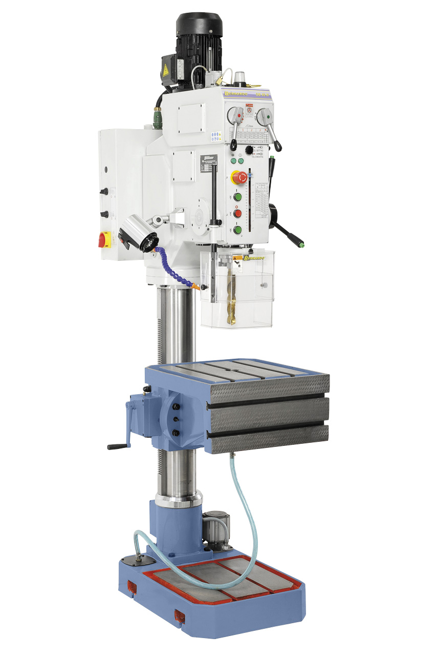 Getriebe-Säulenbohrmaschine GB 40 N mit Winkeltisch *