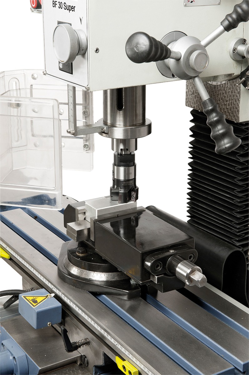 Bohr- und Fräsmaschine BF 30 G inkl. 3-Achs Digitalanzeige DT 40