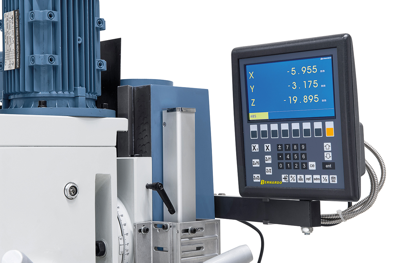 Bohr- und Fräsmaschine FM 45 HS inkl. 3-Achs-Digitalanzeige ES-12 V