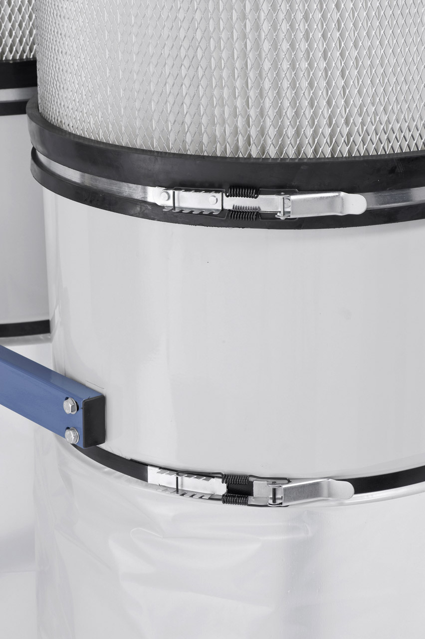 Absauganlage mit Feinstaubfilterpatrone DC 650 CF / 400 V
