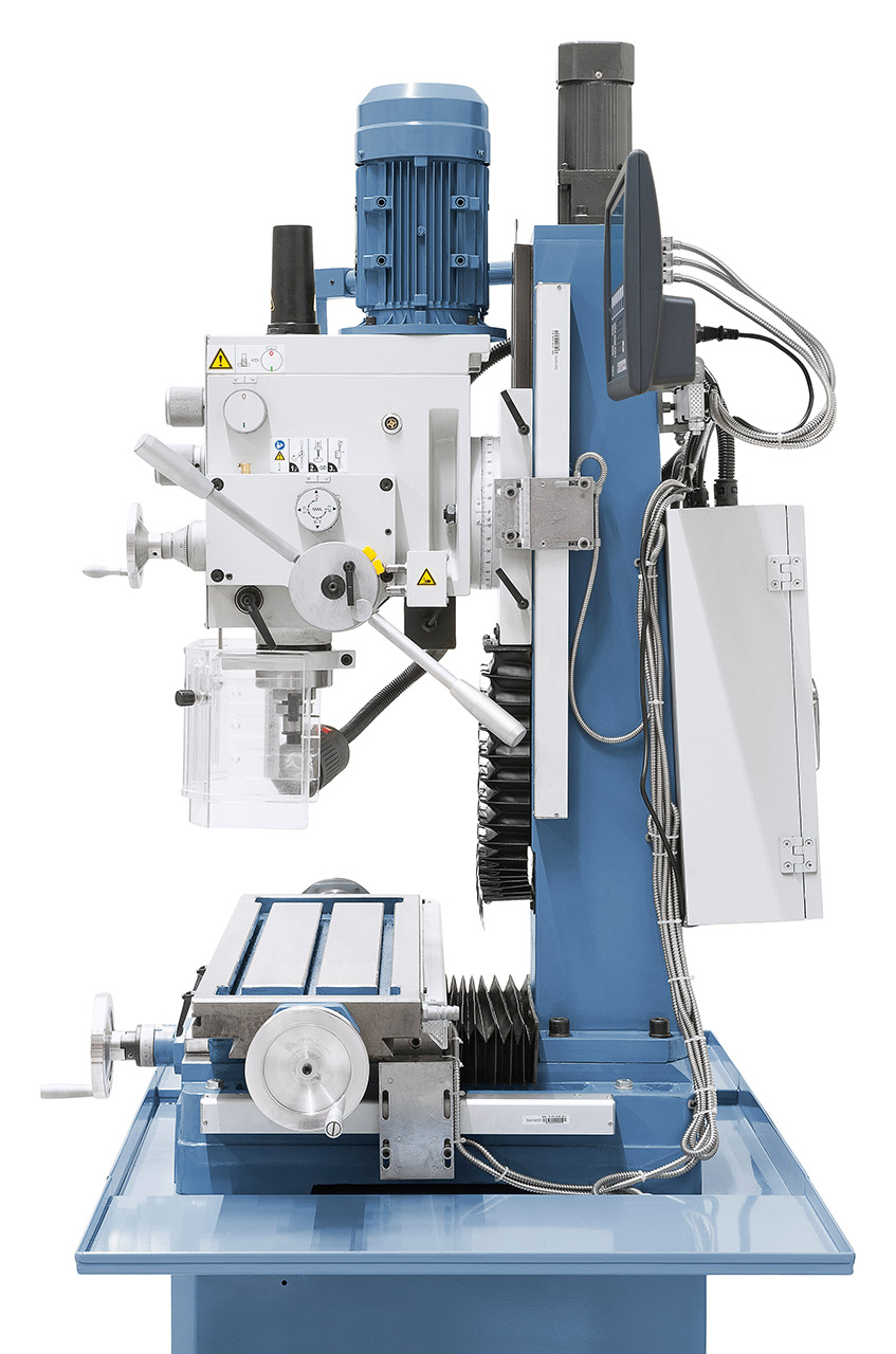 Bohr- und Fräsmaschine FM 50 HSV inkl. 3-Achs-Digitalanzeige ES-12 V