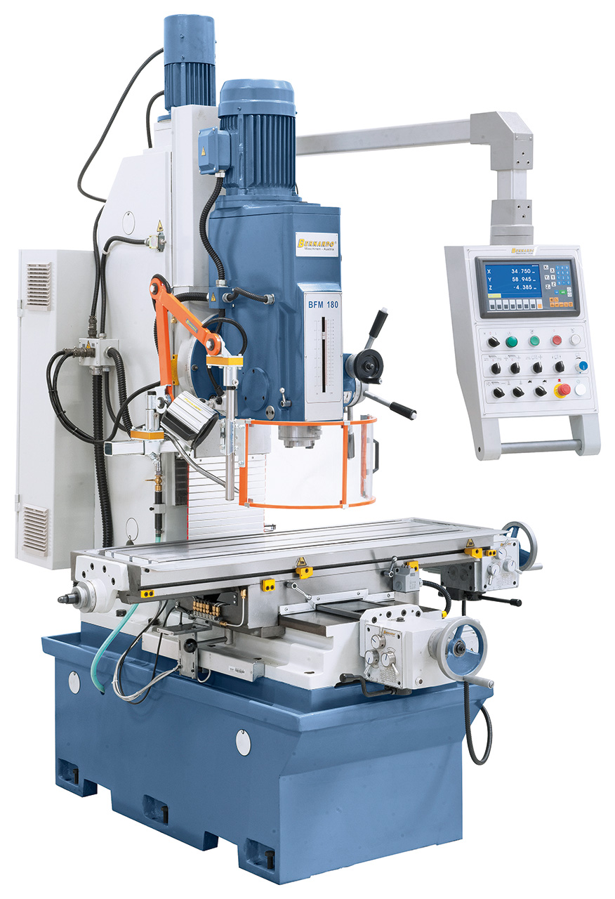 Bettfräsmaschine BFM 180 inkl. 3-Achs-Digitalanzeige ES-12 H *
