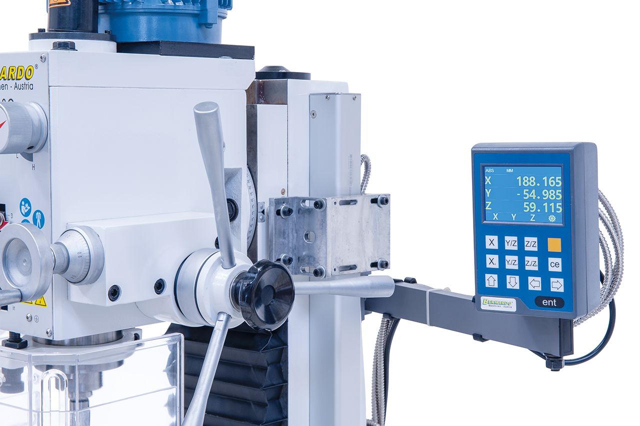 Bohr- und Fräsmaschine BF 30 G inkl. 3-Achs Digitalanzeige DT 40