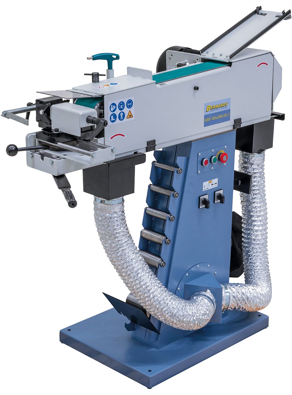 Rohr- und Profilendenschleifmaschine mit Absaugung KBR 100 x 2000 DC-2