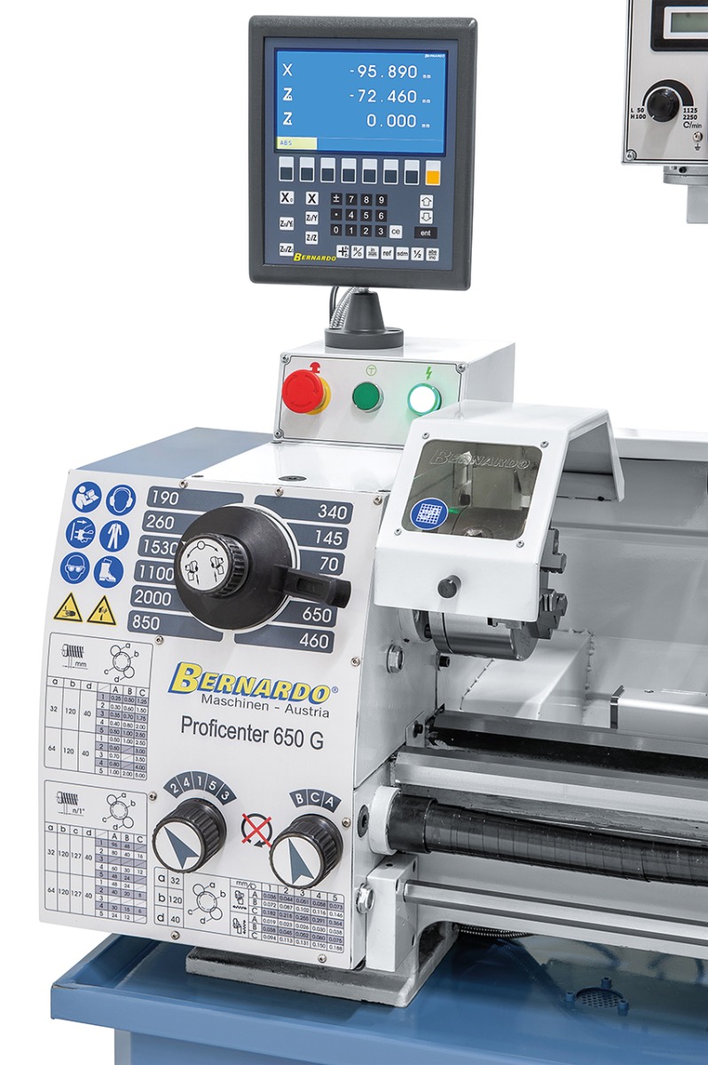 Bearbeitungszentrum Proficenter 650 G / 400 V inkl. 2-Achs-Digitalanzeige ES-12 V