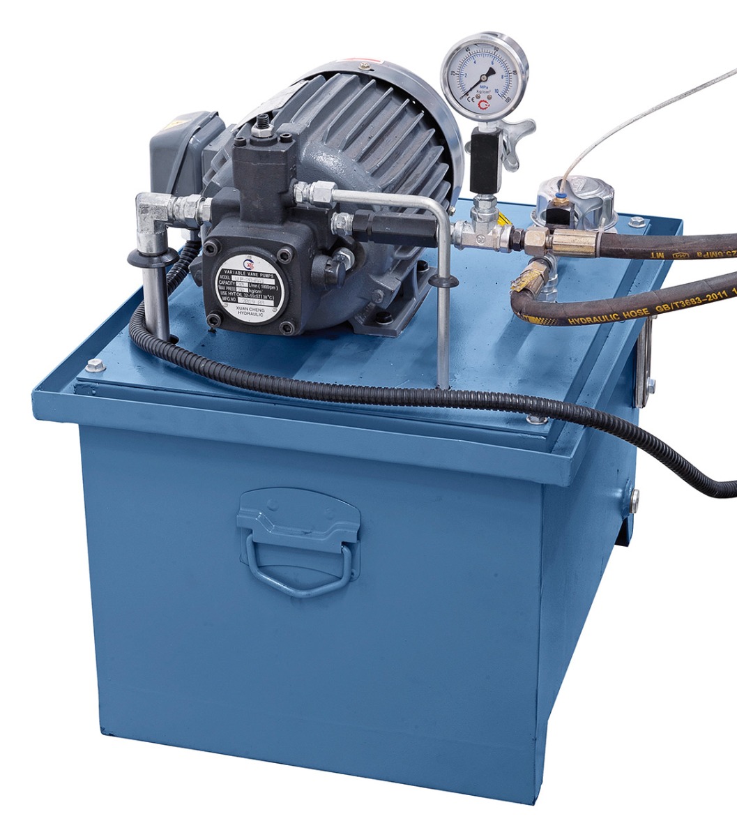Separate 
Hydraulikeinheit 
vermeidet Vibrationen 
und thermische 
Belastung