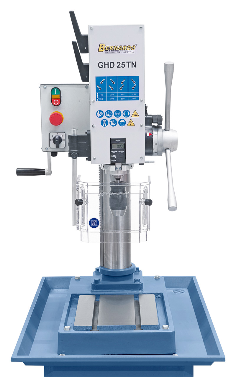 Getriebe-Tischbohrmaschine GHD 25 TN mit digitaler Tiefenanzeige