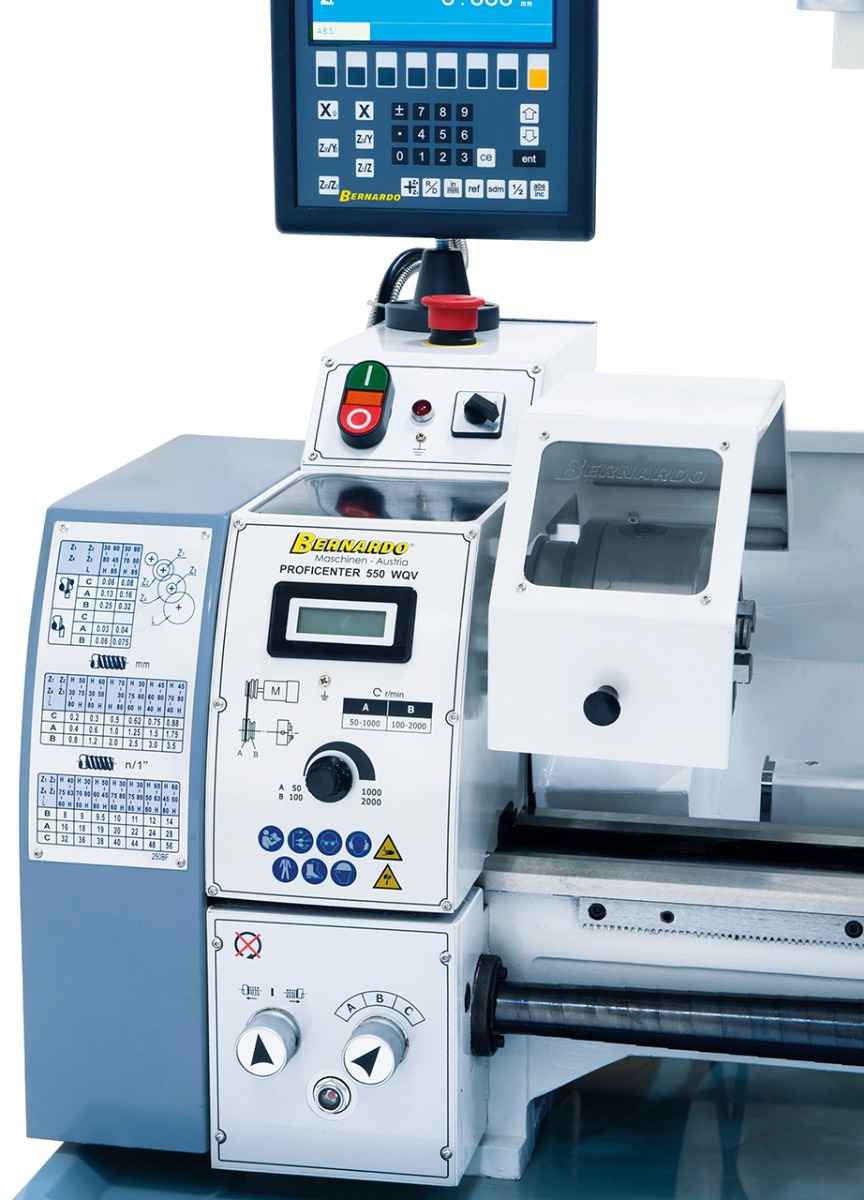 Bearbeitungszentrum Proficenter 550 WQV / 230 V inkl. 2-Achs-Digitalanzeige ES-12 V