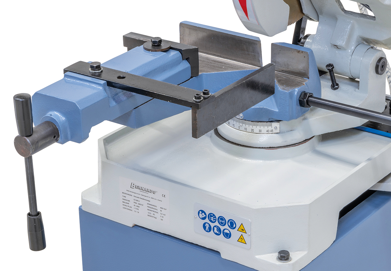 Manuelle Metallkreissäge CS 250 H / 400 V