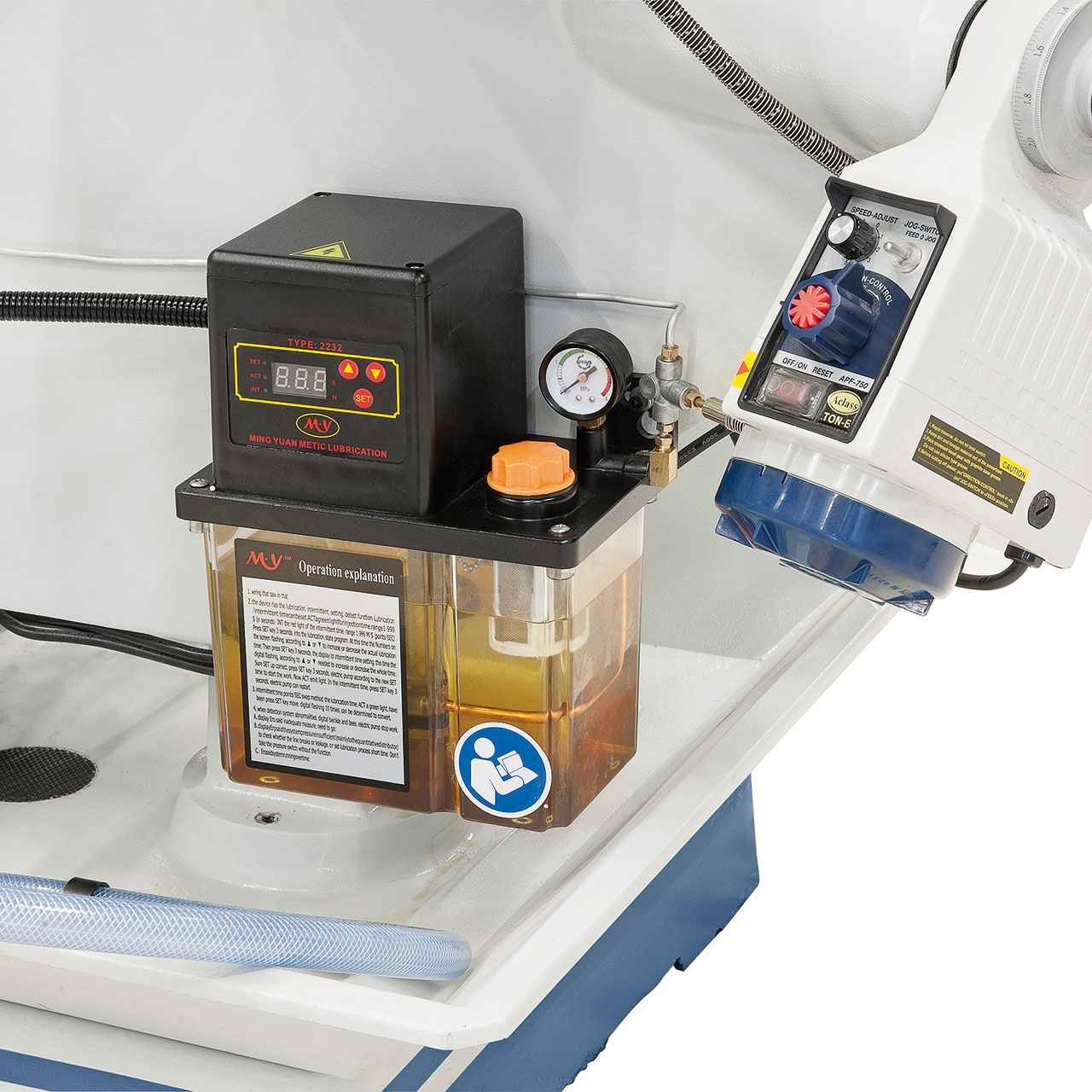 Mehrzweckfräsmaschine MFM 250 Super inkl. 3-Achs-Digitalanzeige montiert *